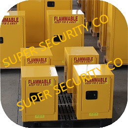 SSM100012P Metal Portable Chemical Storage Cabinet With Single Door Flammable Safety Cabinet