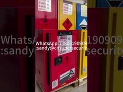 Pionowy bęben niebezpieczny, łatwopalny schowek, całkowicie spawany, 60 galonów.