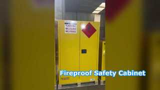 Wysokowydajna ognioodporna szafa bezpieczeństwa o pojemności 45 galonów