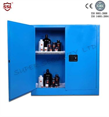 kupować Metal Corrosive Steel Storage Cabinet For Vitriol Or Nitric , Safety Storage Cabinet produkcja online
