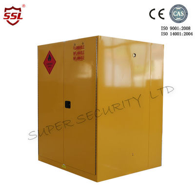 kupować Customized Metal Chemical Storage Cabinet Paint Yellow With Leak-Proof Sump & Dual Vents produkcja online