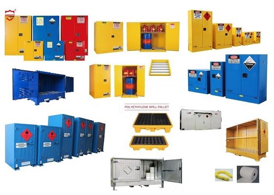 kupować FM Fire Rated Chemical Storage Cabinet with Ventilation and Fireproof Paint for Multiple Compartments produkcja online