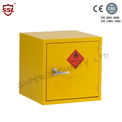 kupować Mini Stainless Steel Hazardous Storage Cabinet Single Door with 1 Shelf Bench Top Cabinet produkcja online