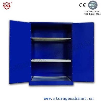 kupować Blue Chemical Liquid Sulfuric Corrosive Storage Cabinet With 2 Doors produkcja online
