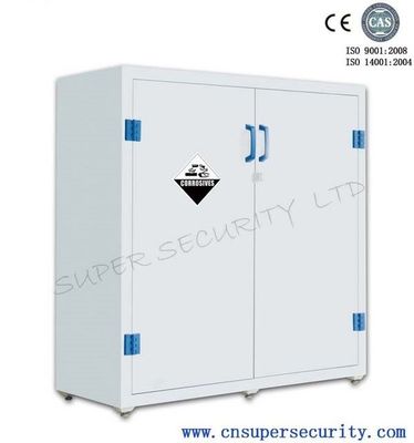 kupować Vertical Plastic Solvent Acid / Alkaline Corrosive Storage Cabinet 2 Fixed Shelves / Dual Door produkcja online
