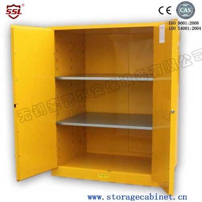 kupować 2 Door Vented Flammable Storage Cabinet Laboratory Locking Metal For Liquid Chemical produkcja online
