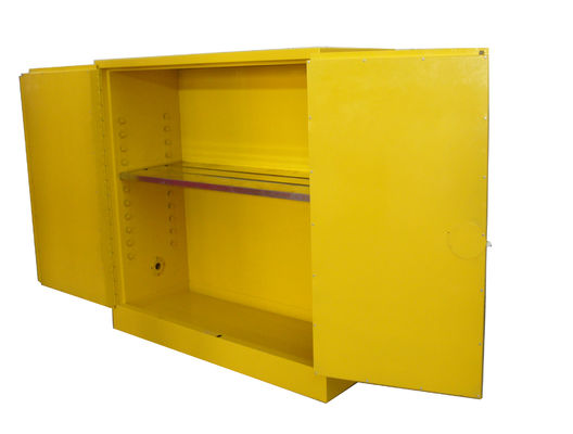 kupować Płynna paleta do przechowywania materiałów łatwopalnych Żółty lakier proszkowy 18 Gauge Steel produkcja online