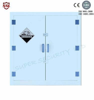 kupować Lab Solvent Plastic Double Door Corrosive Storage Cabinet 30 Gallon produkcja online